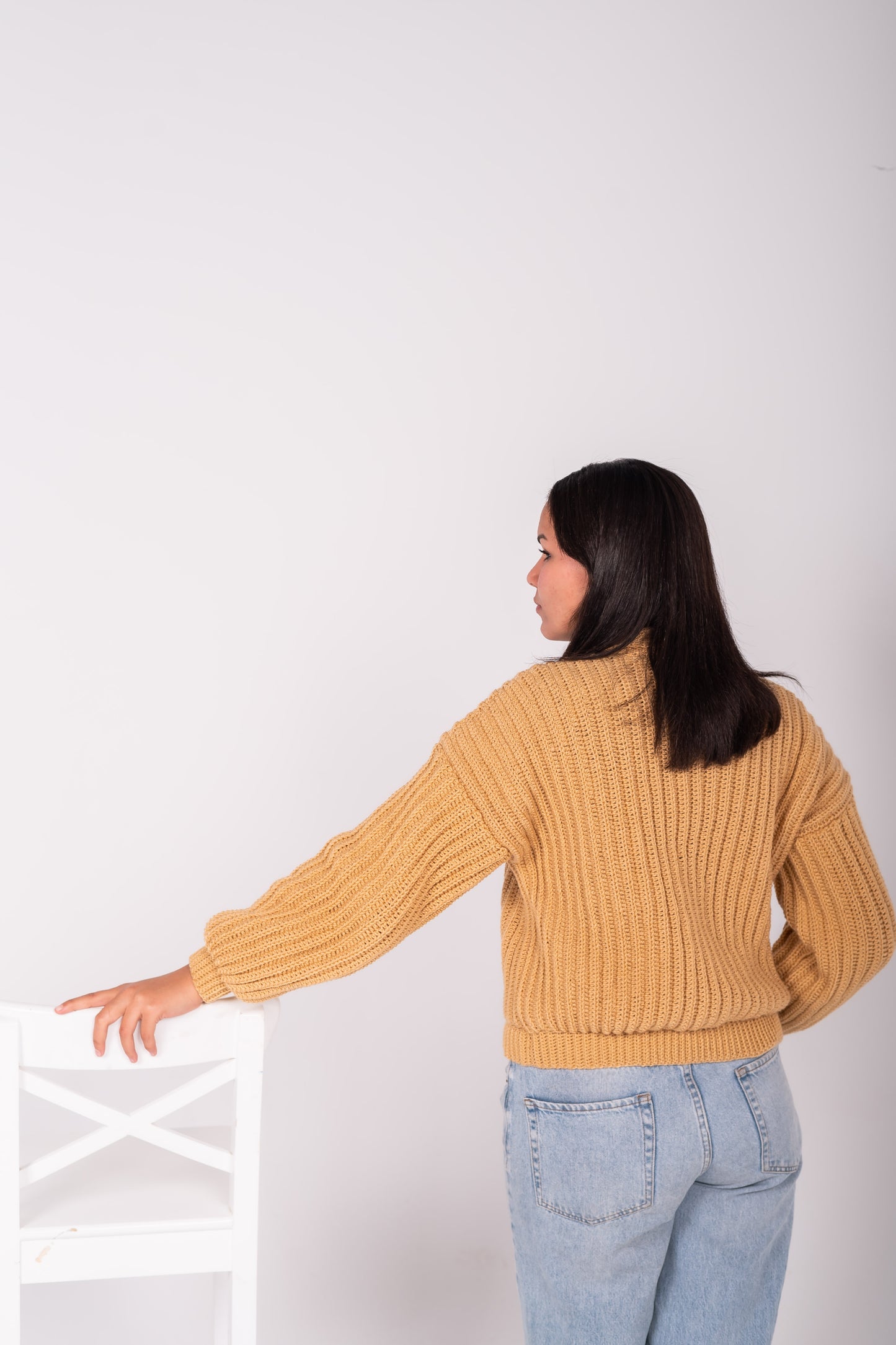 Orange long-sleeve jacket