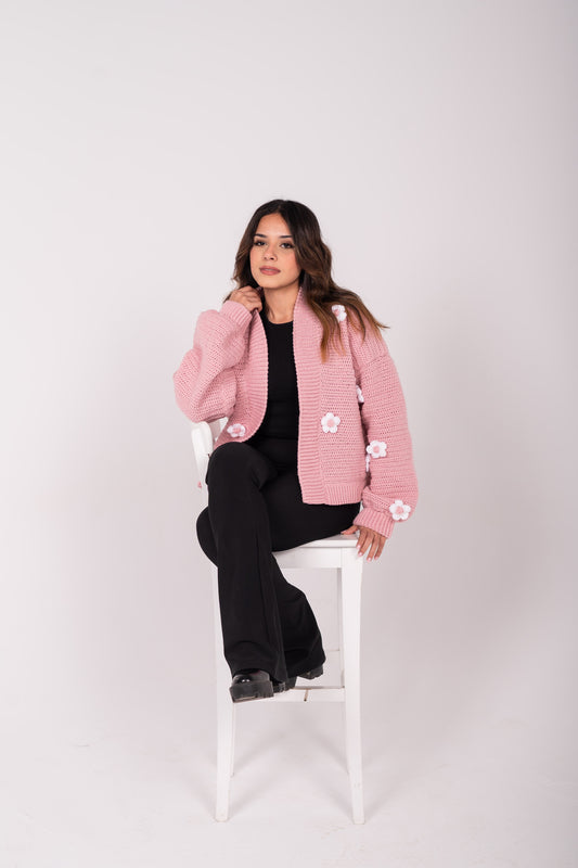 Pink long-sleeve jacket