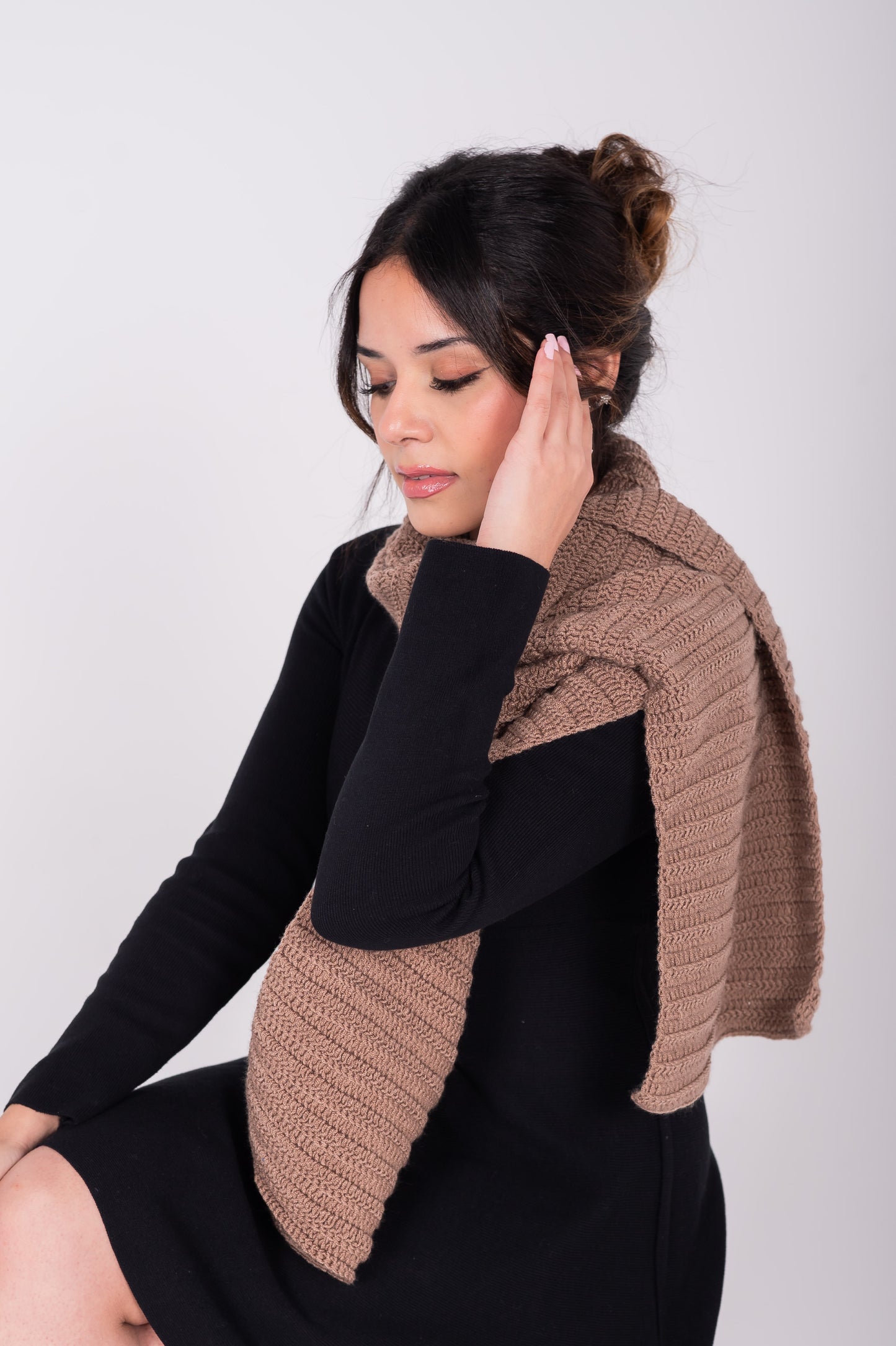 Brown scarf