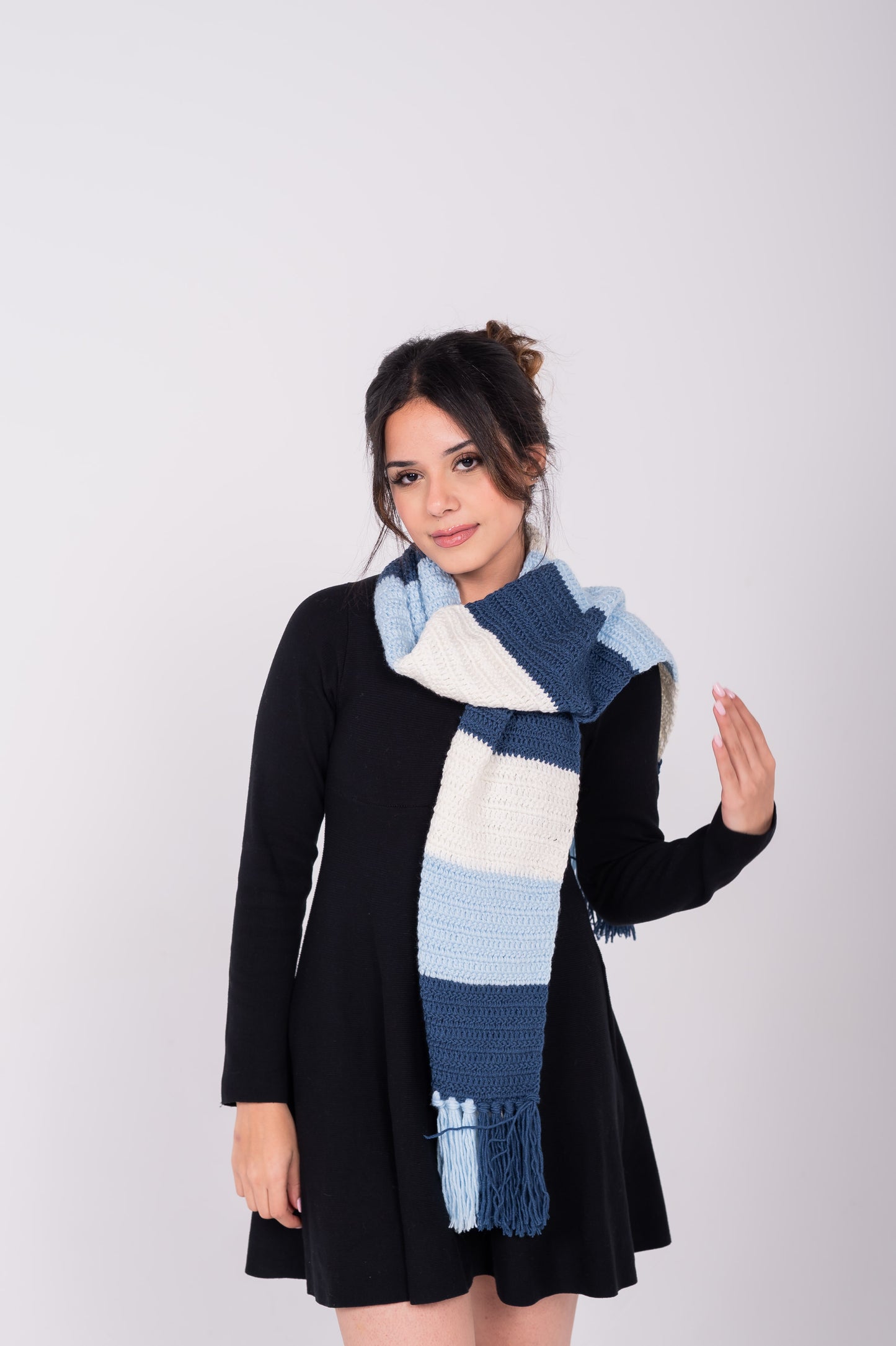 3 color scarf