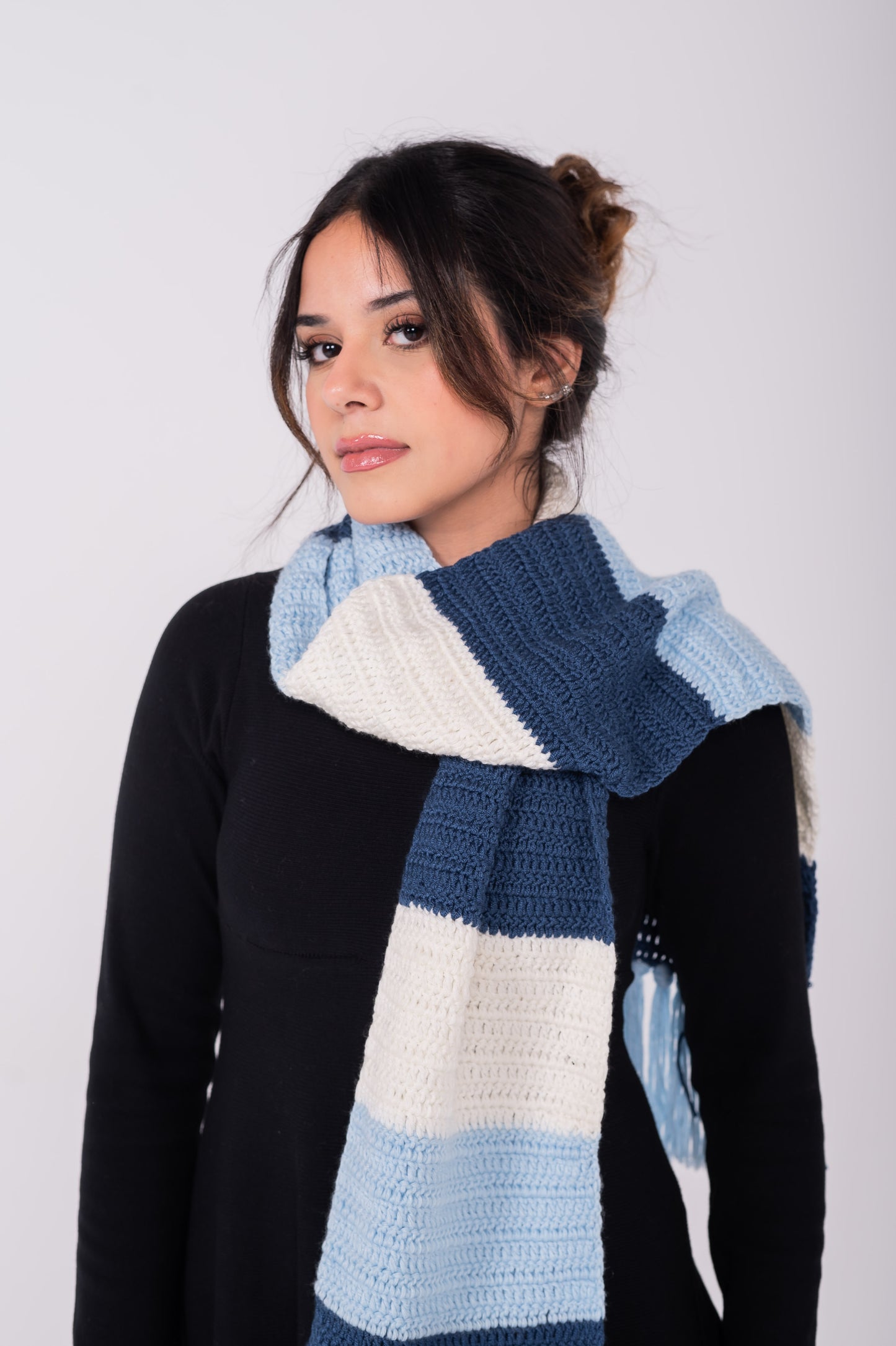 3 color scarf