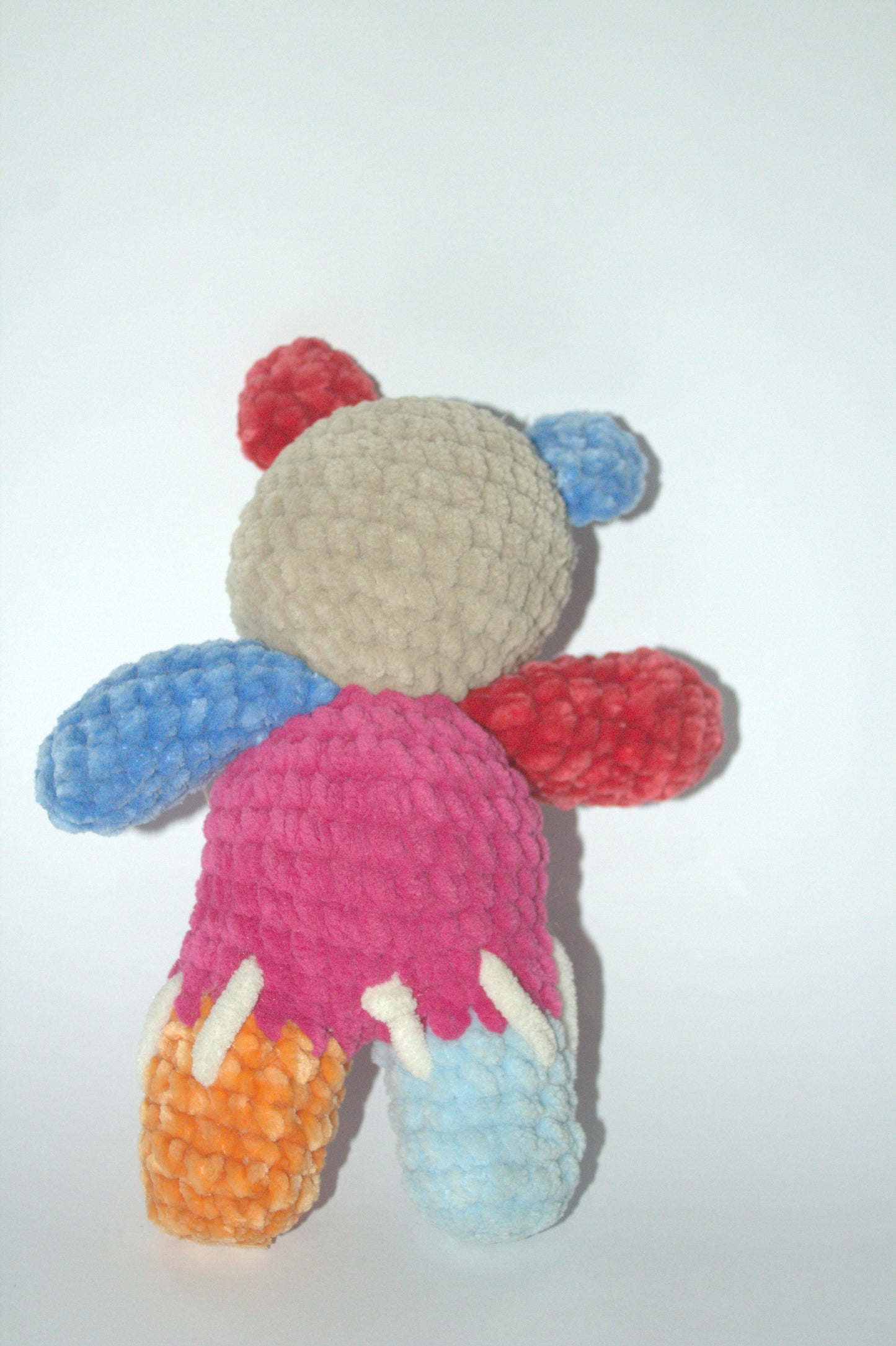 Multi-color teddy bear